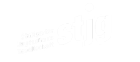 stjg-Logo in weißer Schrift